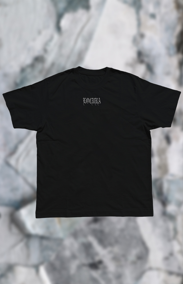 t-shirt-black-nera-j-lazza-official-merch-front-stone